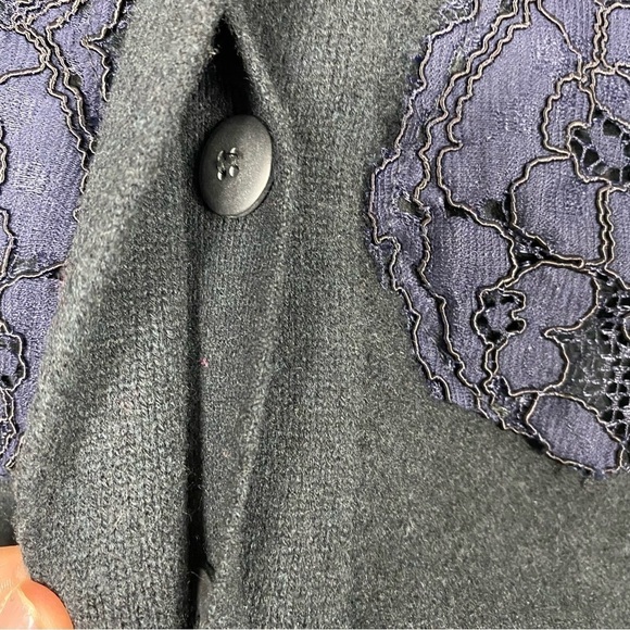 Anthropologie Wool Bell-Sleeve Sweater Jacket - Picture 9 of 14